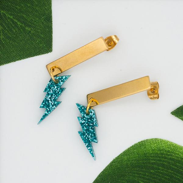 Liba Gold & Turquoise Glitter | MinimallStore